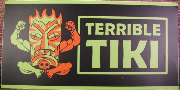 Terrible Tiki Bumper Sticker